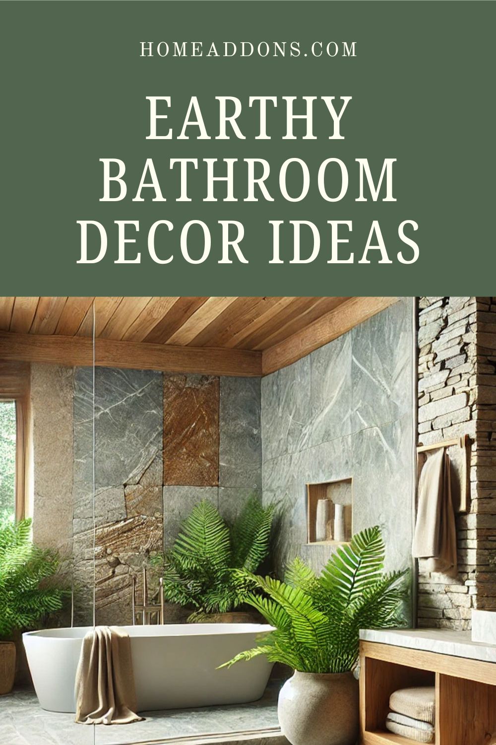 Earthy Bathroom Decor Ideas You'll Love HomeAddons