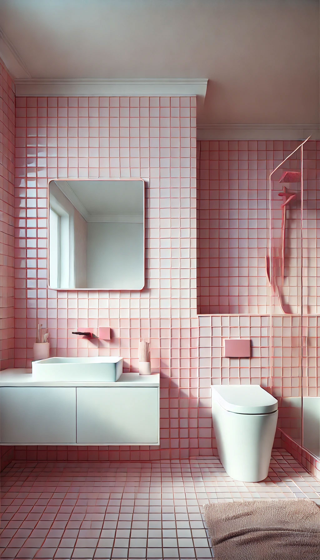Blushing Beauty: Pink Bathroom Decor Design Ideas - HomeAddons